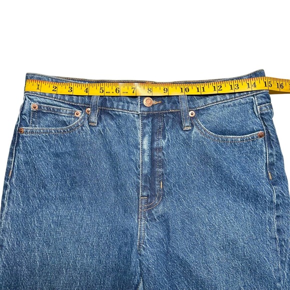 J. Crew | Women | Full Length Demi-Boot Raw Hem Kamari Wash Jeans | Size 28 - Picture 4 of 14